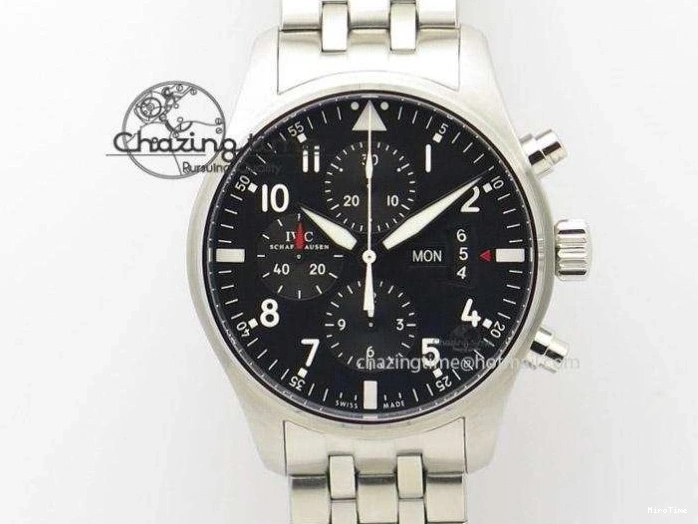 MIROTIME 0404 Versatile Aquatimer Chrono IW376803 V6F 1:1 Best Edition White Dial On SS Bracelet A 7359